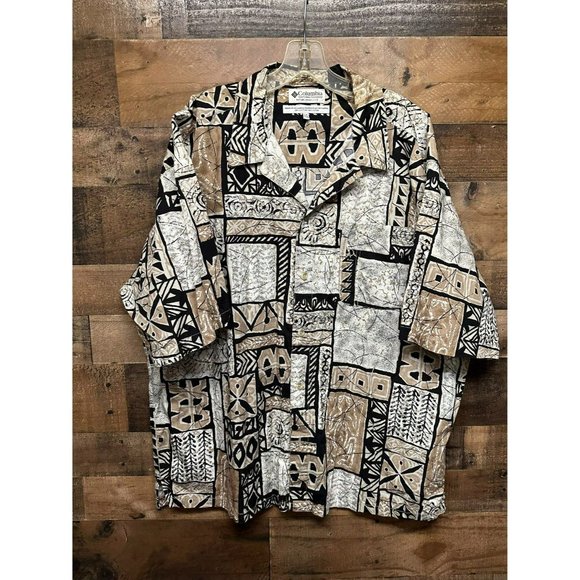 Columbia Men's Short‎ Sleeve Button Up Size X-Large - Picture 1 of 3